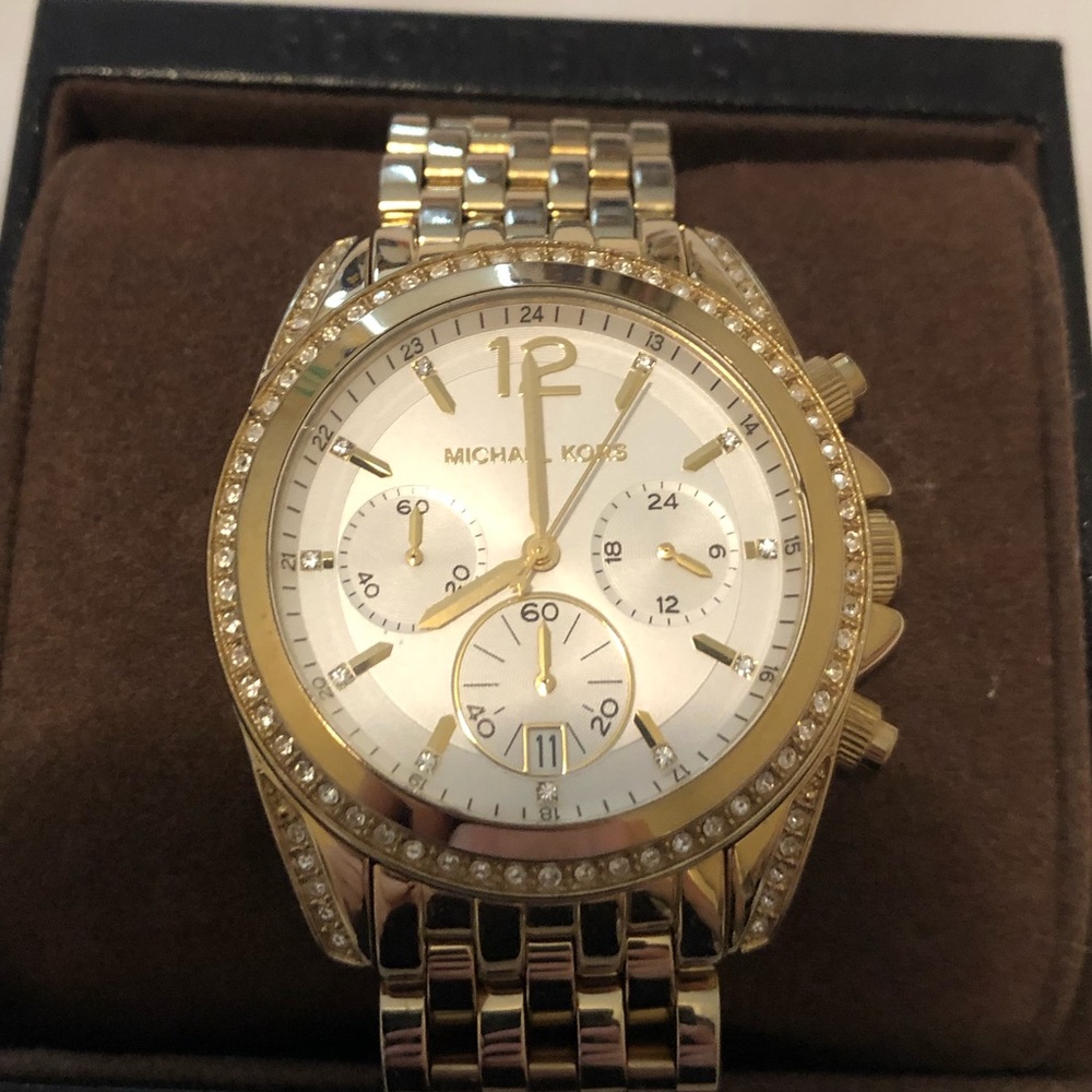 Michael Kors Gold Watch with silver details
